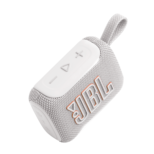 JBL Go 5 Blanco 4,8W 8h IP68 1000mAh Auracast luces LED Altavoz Bluetooth