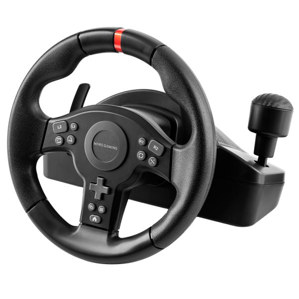 Volante Con Pedales Y Cambio De Marchas Manual Mars Gaming M