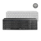 Teclado Mars Gaming Mksilenkeyses Wireless Bt + 2.4 Bateria 200h Copilot Perfil Bajo Negro