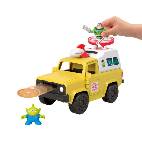 Camion Pizza Planet + Figuras Buzz Lightyear Y Alien Toy Sto