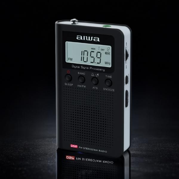 Aiwa Rsd-45bk Negra / Radio Digital De Bolsillo Am/fm