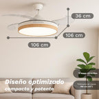Grunkel SKYWIND-42W25 - Ventilador de Techo