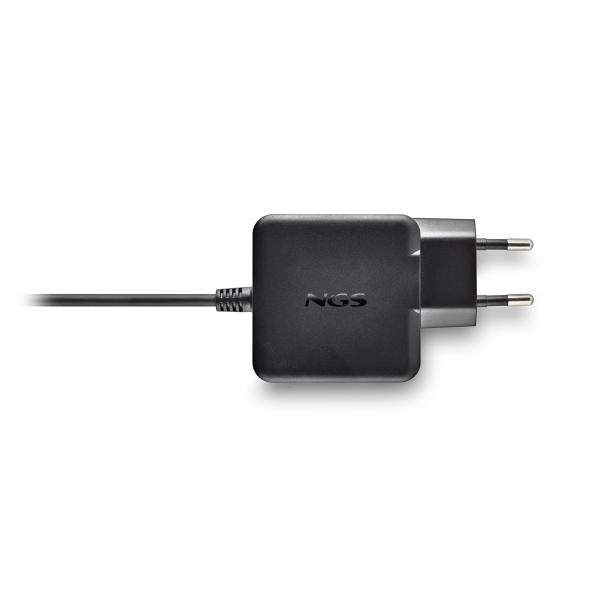 Cargador para Portátil NGS GAN45W-C - 45W GaN  USB Tipo C  1.5m  Negro