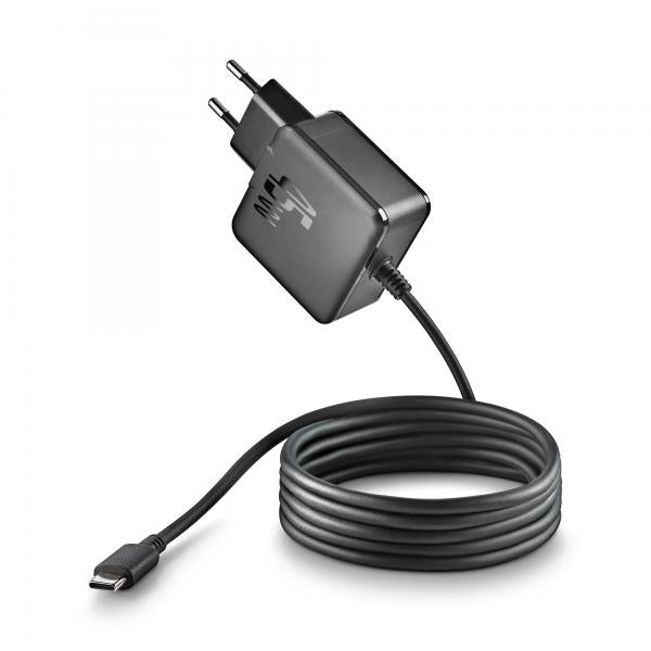 Cargador para Portátil NGS GAN45W-C - 45W GaN  USB Tipo C  1.5m  Negro