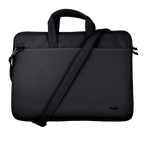 Maletin De Portatil 14" Trust Bologna Slim Eco Compartimento Acolchado Negro