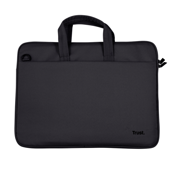 Maletin De Portatil 14" Trust Bologna Slim Eco Compartimento Acolchado Negro
