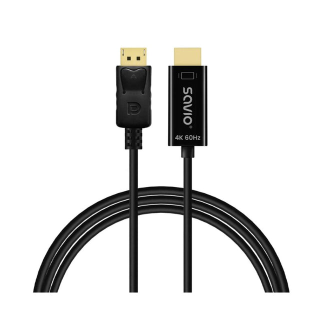 Cable Dp A Hdmi Savio Cl-189 4k 60hz Hover Image