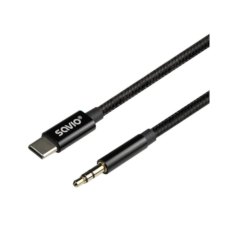 Cable Usb-c A Mini-jack Savio Cl-187 1m