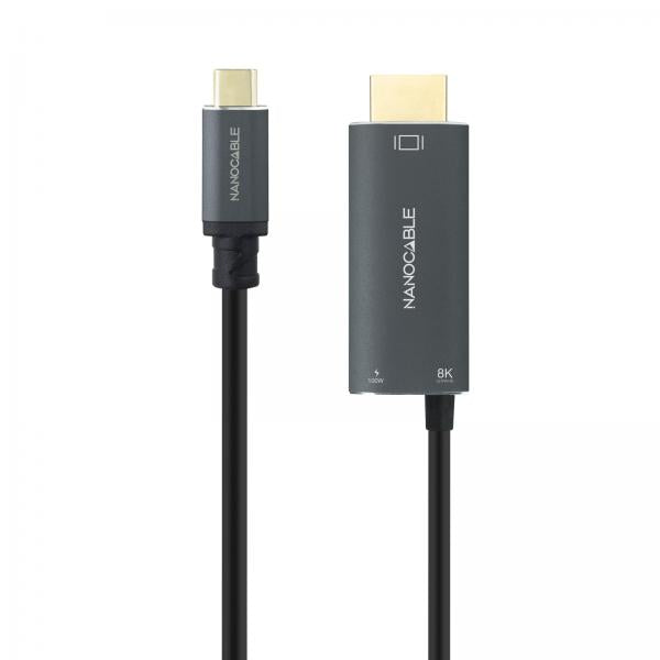 Cable Conversor Nanocable 10.15.5182/ Usb Tipo-C Macho Hdmi