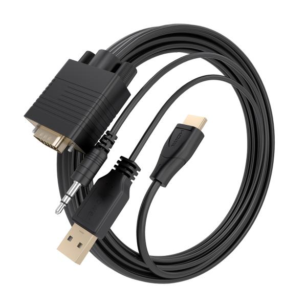 Cable Conversor Aisens A115-1008 Svga Macho Usb Macho Jack M
