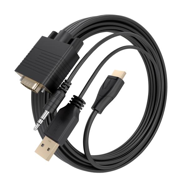 Cable Conversor Aisens A115-1009 Svga Macho Usb Macho/ Jack