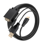 Cable Conversor Aisens A115-1009 Svga Macho Usb Macho/ Jack