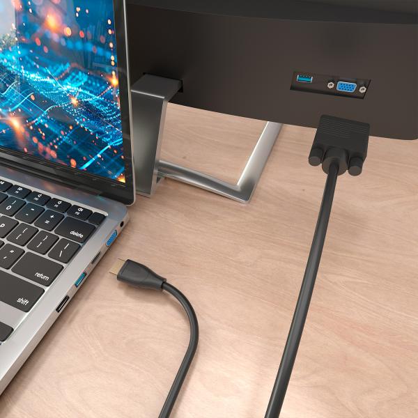 Cable Conversor Aisens A122-1011 Svga Macho/ Hdmi Macho/ 1.5