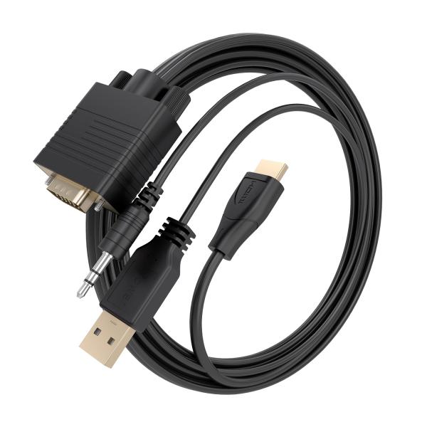 Cable Conversor Aisens A122-1013 Svga Macho Usb Macho Jack M