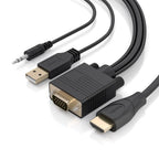 Cable Conversor Aisens A122-1013 Svga Macho Usb Macho Jack M