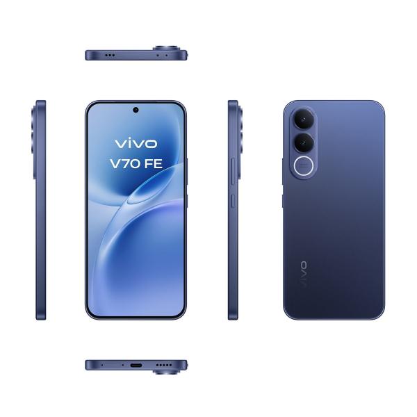 Vivo V70 FE 5G 8GB/512GB Azul 6,83 pulgadas AMOLED 120Hz 200MP 7000mAh NFC + Cargador 90W + Auriculares