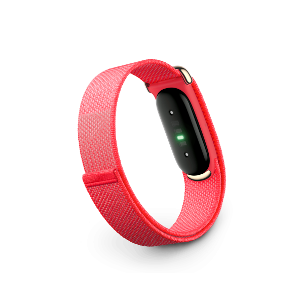 Fitbit Air Berry Rojo Monitor Frecuencia Cardíaca, SpO2, Temperatura Piel Batería 7 Días 50m