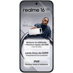 Realme 16 5G 8GB/256GB Negro 6,57 pulgadas AMOLED 120Hz 50MP 7000mAh 60W NFC
