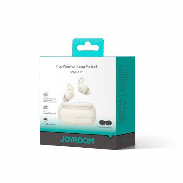 Joyroom Cozydots Series JR-TS1 Blanco TWS Bluetooth 5.3 24h Auriculares inalámbricos