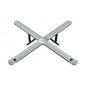 Soporte De Portatil Conceptronic Thana11g Ergo Hasta 17.3" Plegable 8 Niveles Max 5kg Gris