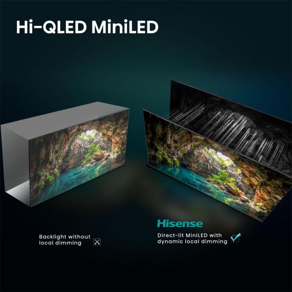 Hisense 50E8S 50 pulgadas 4K Mini LED 144Hz Dolby Vision HDR10+ VIDAA Smart TV