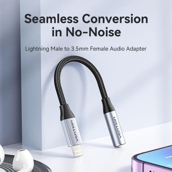 Adaptador Audio Vention Bmbha/ Jack 3.5 Hembra Usb Tipo-C Ma