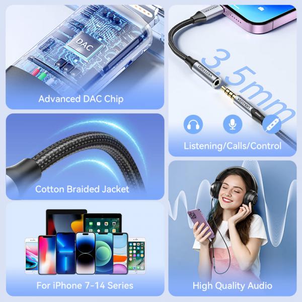 Adaptador Audio Vention Bmbha/ Jack 3.5 Hembra Usb Tipo-C Ma