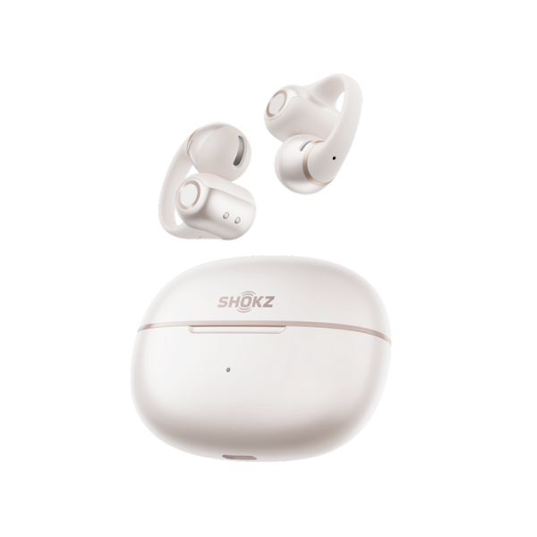 Shokz Opendots 2 Blanco / Auriculares Inalámbricos Open-ear Con Clip