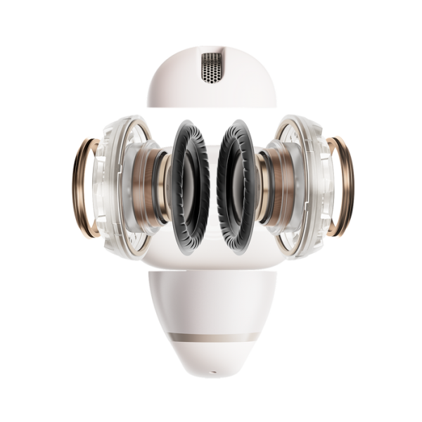 Shokz Opendots 2 Blanco / Auriculares Inalámbricos Open-ear Con Clip