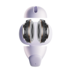Shokz Opendots Air Púrpura / Auriculares Inalámbricos Open-ear Con Clip