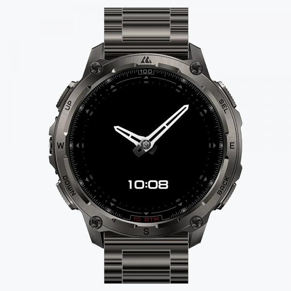 KOSPET Tank T4 Special Edition Negro 1,43 pulgadas AMOLED GPS 15 días +160 deportes 10ATM IP69K Smartwatch