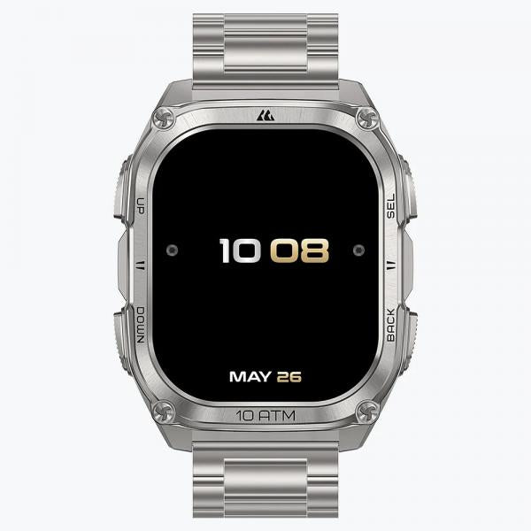 Kospet Tank M4 Special Edition Smartwatch 1,96" AMOLED 15 días GPS 10 ATM Silver