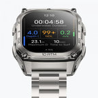 Kospet Tank M4 Special Edition Smartwatch 1,96" AMOLED 15 días GPS 10 ATM Silver