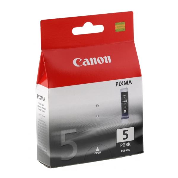 Cartucho Tinta Canon Pgi 5 Negro Pigmentado 26ml Pixma 4200 - 5200 Mp 500 - 800