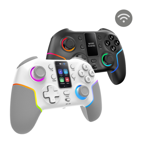 Gamepad Mars Gaming Mgp-V3 Inalámbrico/ Blanco