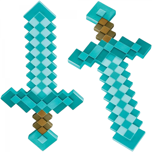 Replica Disguise Minecraft Espada Diamante