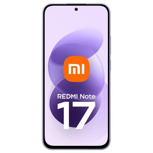 Smartphone XIAOMI Redmi Note 17 - NFC  Sanpdragon 6s  6.9"  6GB  256GB  HyperOS 3  Púrpura