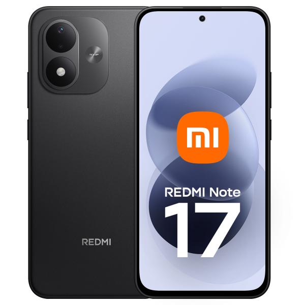 Smartphone XIAOMI Redmi 17 - NFC  Sanpdragon 6s  6.9"  4GB  128GB  HyperOS 3  Negro