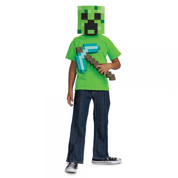 Mascara + Pico Minecraft