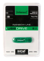 Pendrive Intenso Rainbow Verde 8GB USB2.0