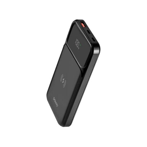 Powerbank Savio Ba-09 10000mah Qi Charging Black