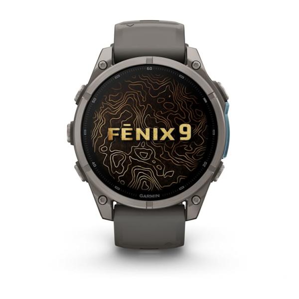Garmin Fenix 9 Titanio Con Correa De Silicona En Gris / Smartwatch 47mm Main Image
