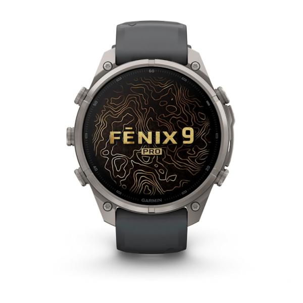 Garmin Fenix 9 Pro Titanio Con Correa De Silicona En Gris / Smartwatch 47mm Main Image