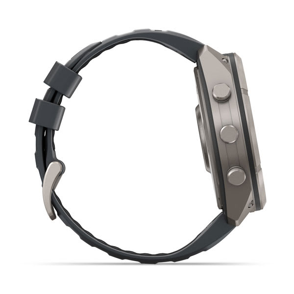 Garmin Fenix 9 Pro Titanio Con Correa De Silicona En Gris / Smartwatch 47mm / Lte Inreach