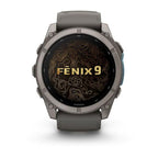 Garmin Fenix 9 Titanio Con Correa De Silicona En Gris / Smartwatch 51mm