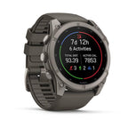 Garmin Fenix 9 Titanio Con Correa De Silicona En Gris / Smartwatch 51mm