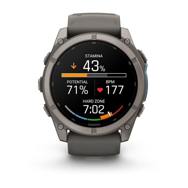 Garmin Fenix 9 Titanio Con Correa De Silicona En Gris / Smartwatch 51mm
