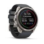 Garmin Fenix 9 Pro Titanio Con Correa De Silicona En Gris / Smartwatch 51mm