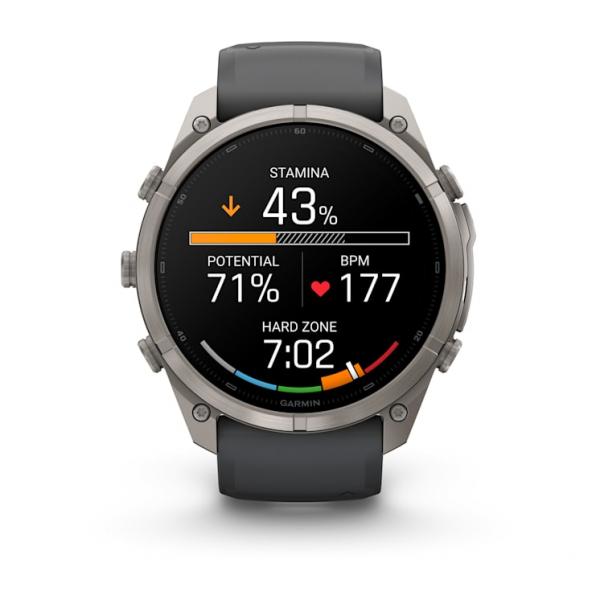 Garmin Fenix 9 Pro Titanio Con Correa De Silicona En Gris / Smartwatch 51mm