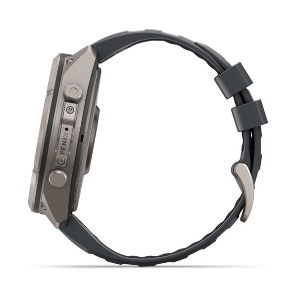 Garmin Fenix 9 Pro Titanio Con Correa De Silicona En Gris / Smartwatch 51mm / Lte Inreach